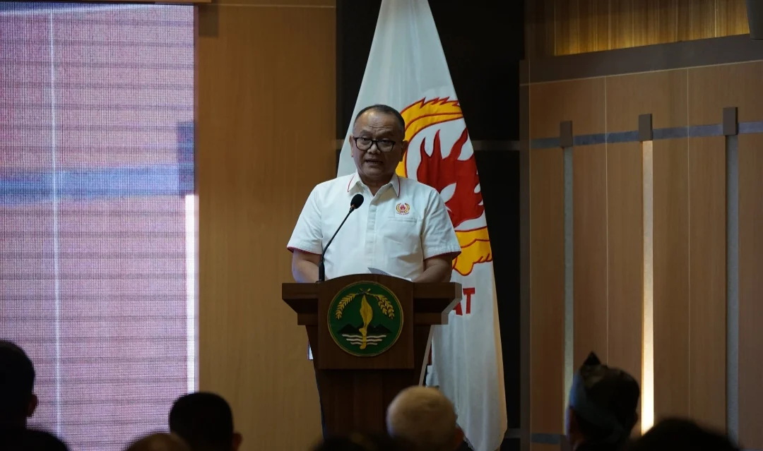 Ketua Komite Olahraga Nasional Indonesia (KONI) Jawa Barat, Prof. HM.Budiana (Foto: RRI/Adi Reinaldi)