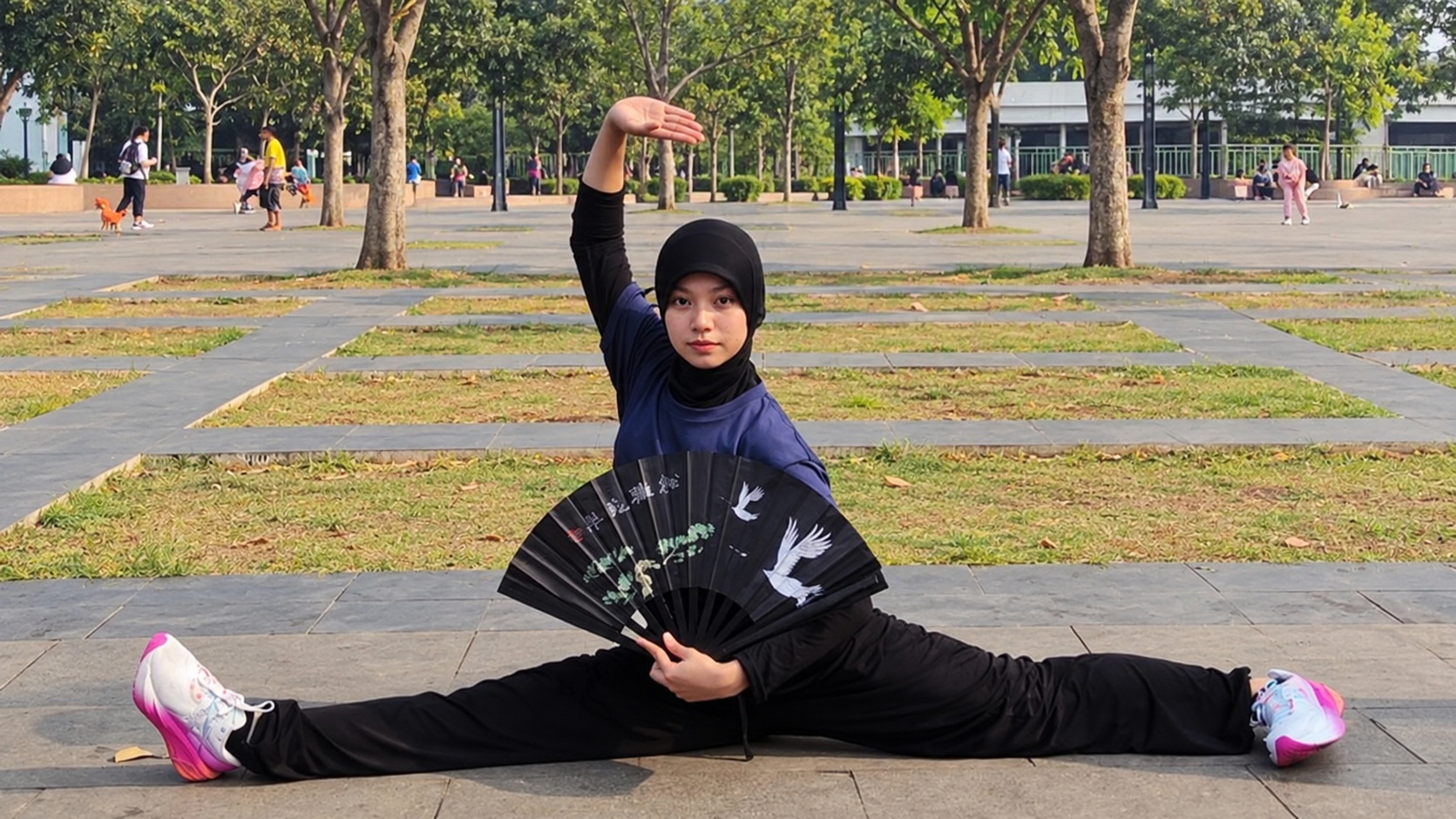 Keita Adhitya Aisha Atlet Wushu Kota Bekasi