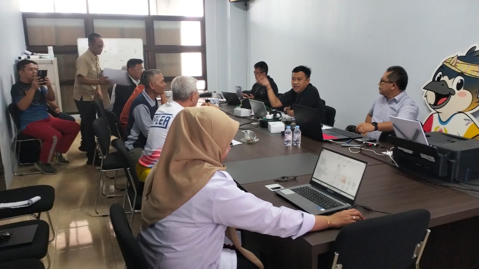 Desk Meeting ke-tiga antara Panwasrah, Panpel dan TD