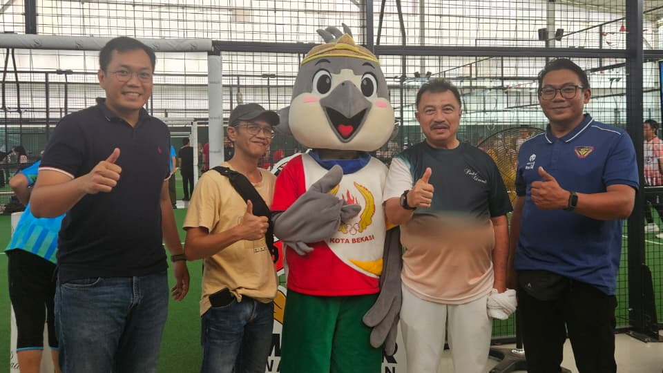 Wakil Walikota Bekasi dan Ketua Umum PB Porprov XV Jabar 2026 Abdul Harris Bobihoe bersama tim sosialisasi porprov