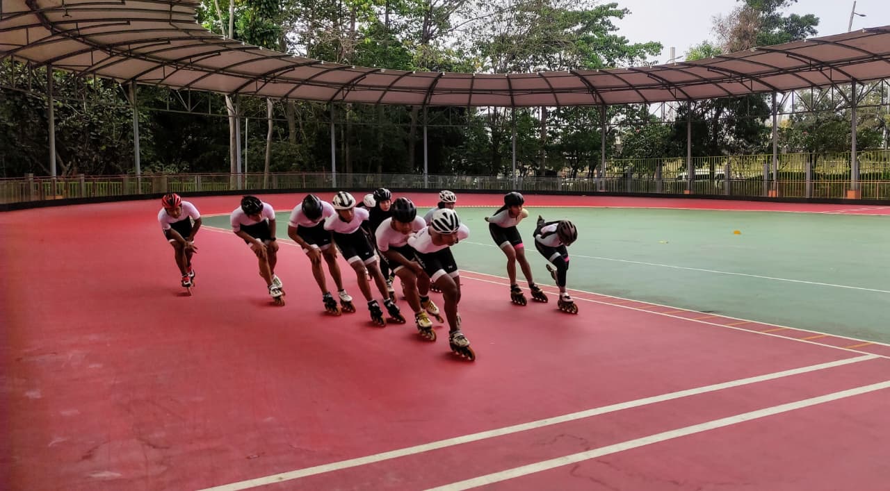 Atlet sepatu roda Kota Bekasi