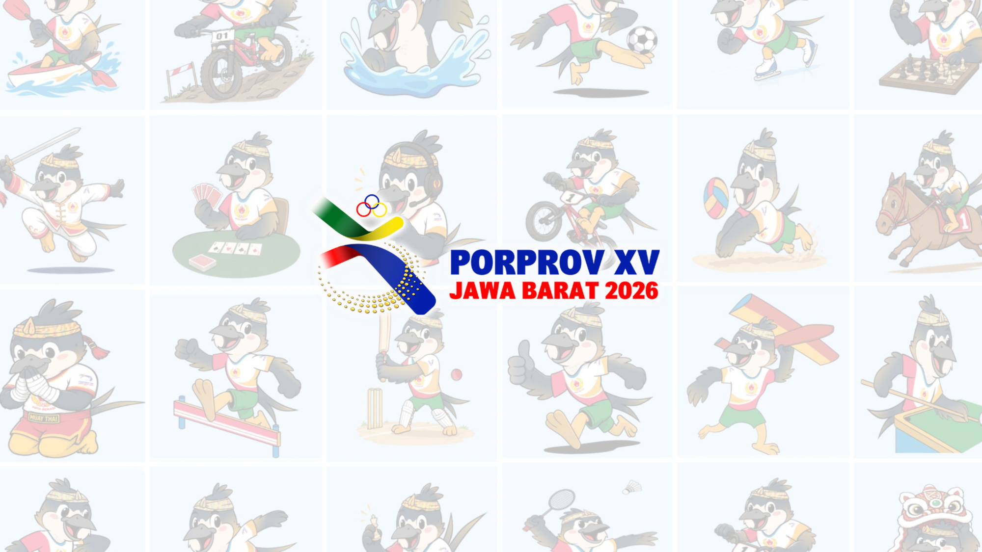 Logo Porprov XV Jabar 2026