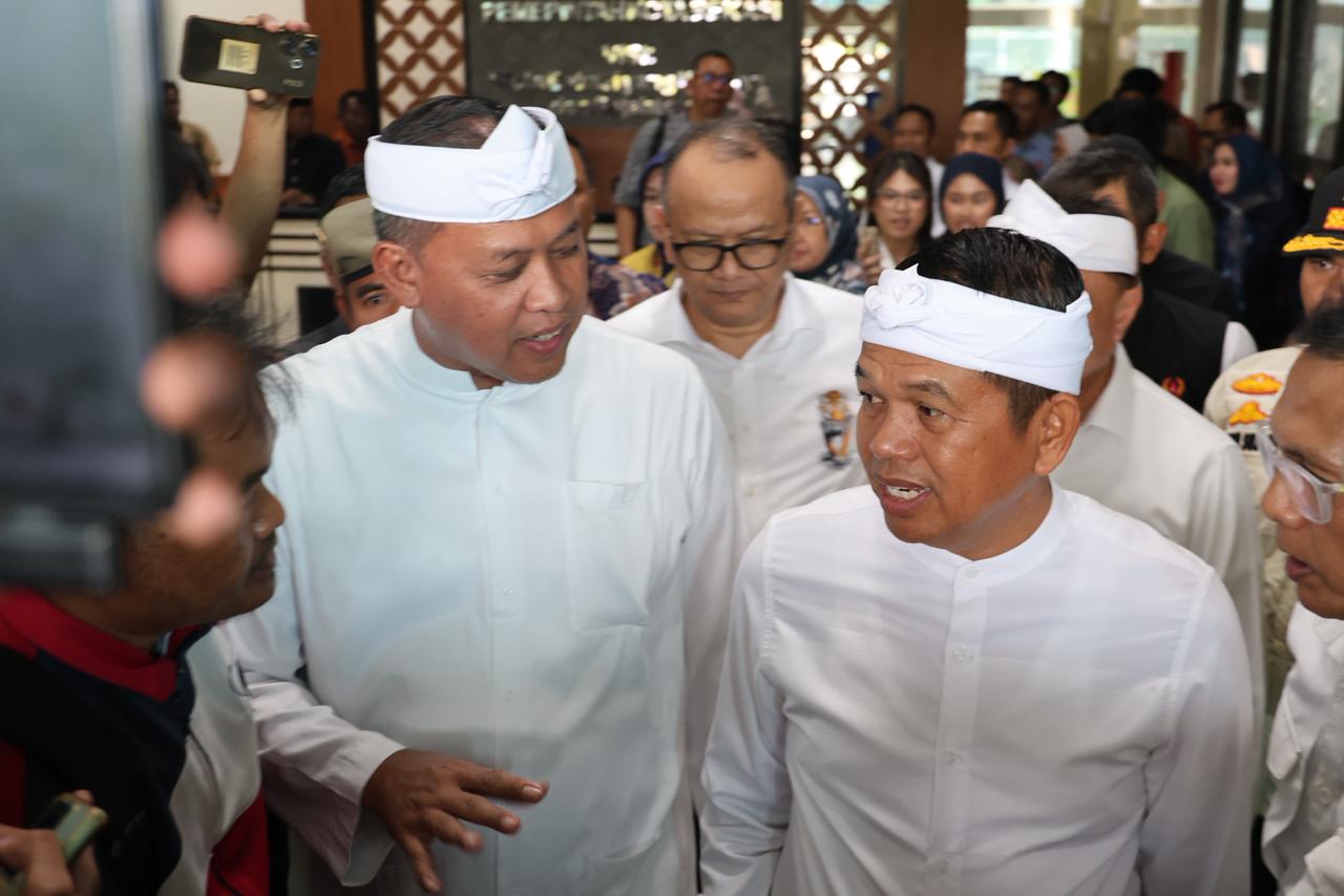 Gubernur Jabar Dedi Mulyadi (KDM) saat Rapat Koordinasi (Rakor) Persiapan Pelaksanaan Porprov XV Jabar 2026, Jumat (4/9/2026).